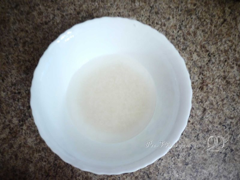 Суп Харчо - заливаем рис водой