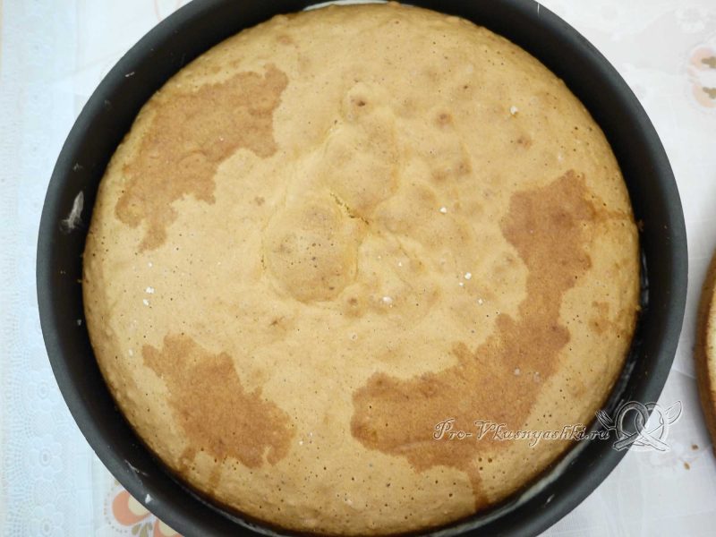 Бисквитный торт Муслин - третий слой