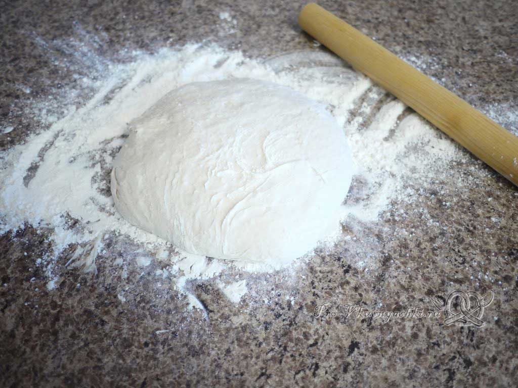 Постный пирог с капустой - тесто