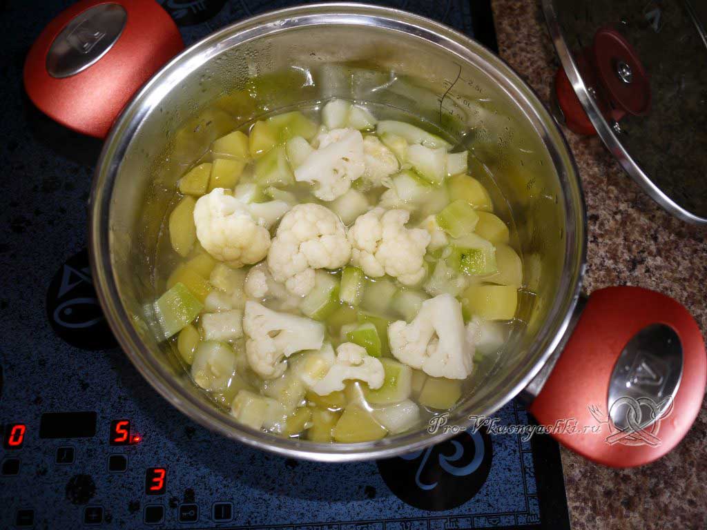 Овощное рагу с кабачками и картофелем - добавляем капусту
