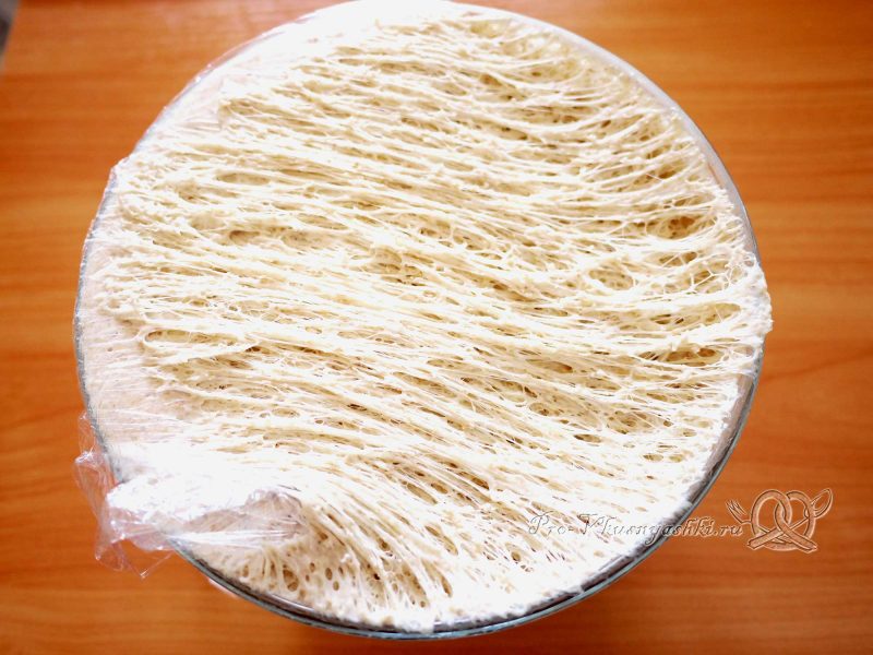 Постный пшеничный хлеб с отрубями - открываем пленку