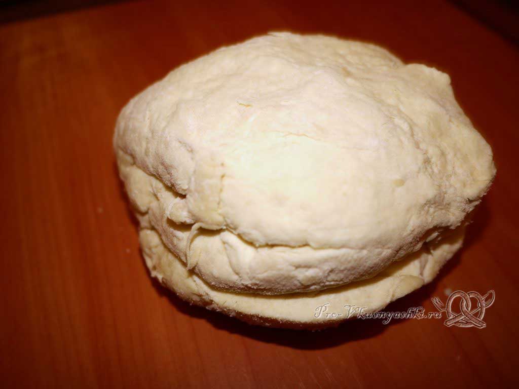 Торт Наполеон классический с заварным кремом - замешиваем тесто