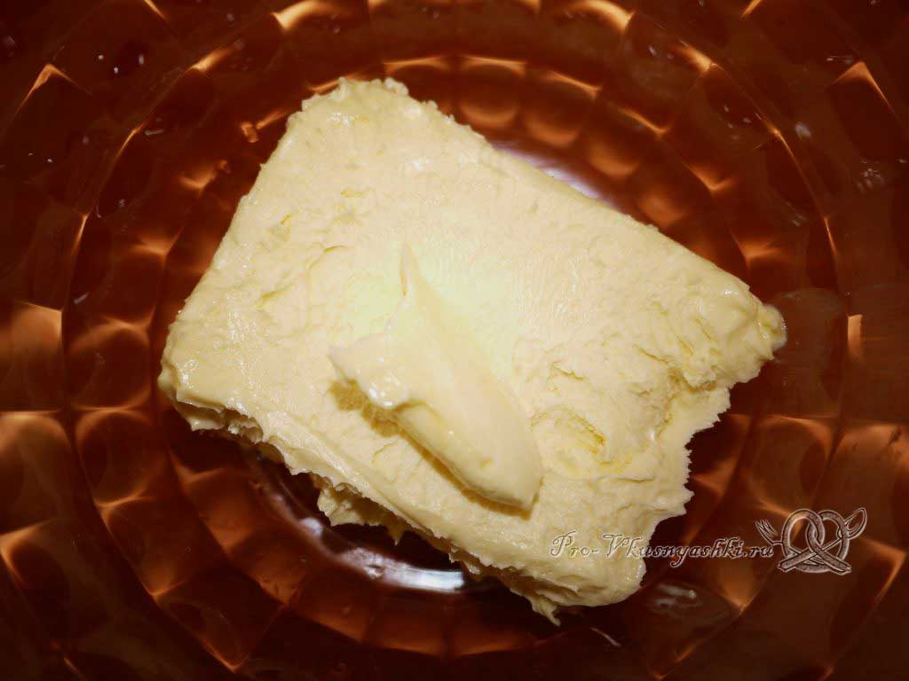 Торт Наполеон классический с заварным кремом - масло