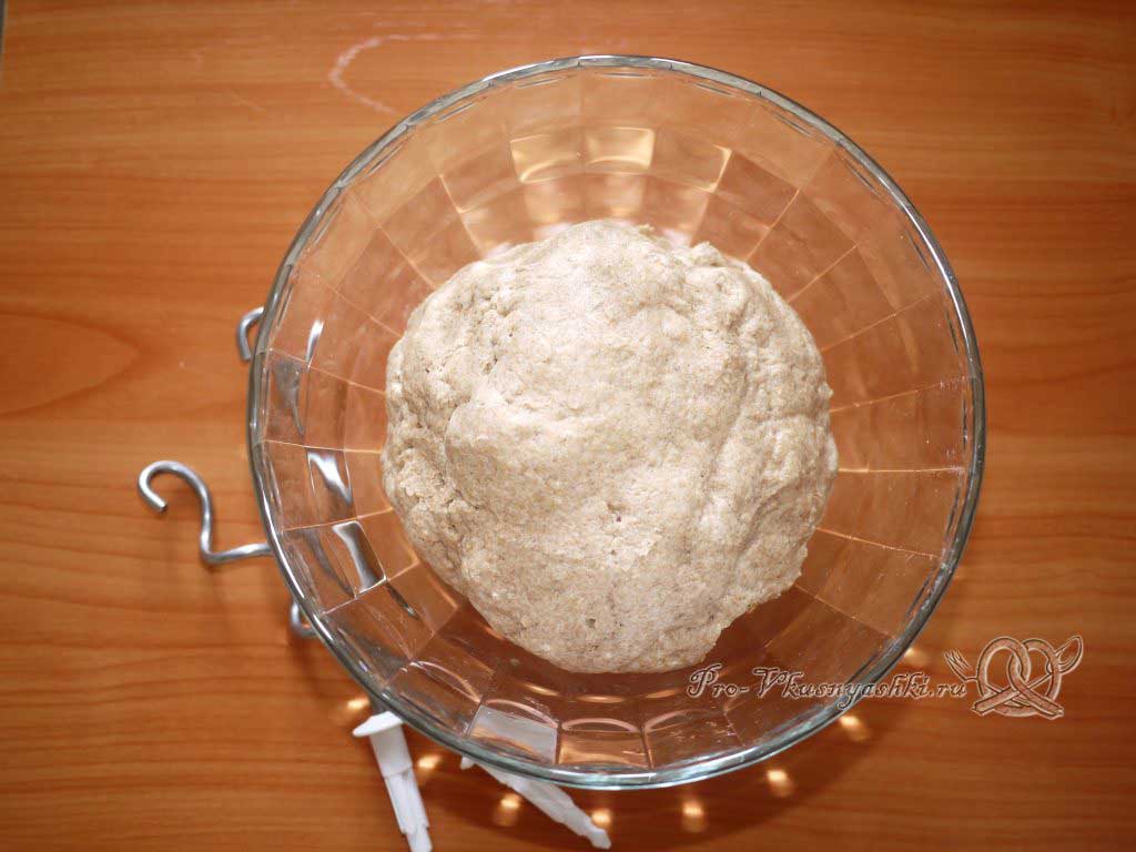 Постный цельнозерновой хлеб - замешиваем тесто