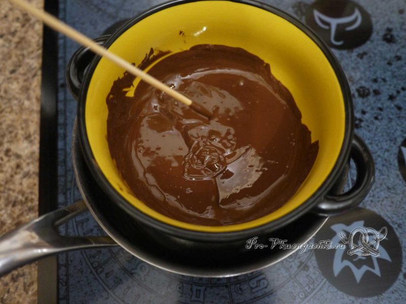 Кейк попсы со сгущенкой (картошка в шоколаде) - палочка в шоколаде