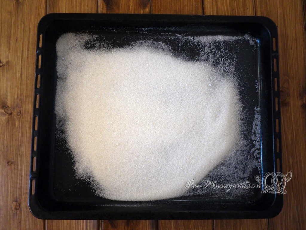 Домашний торт Павлова - нагреваем сахар