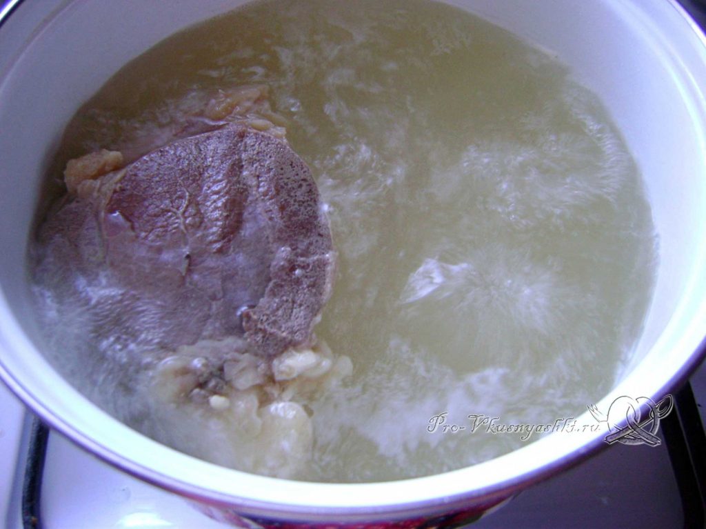 Суп Куллама с говядиной - варим мясо
