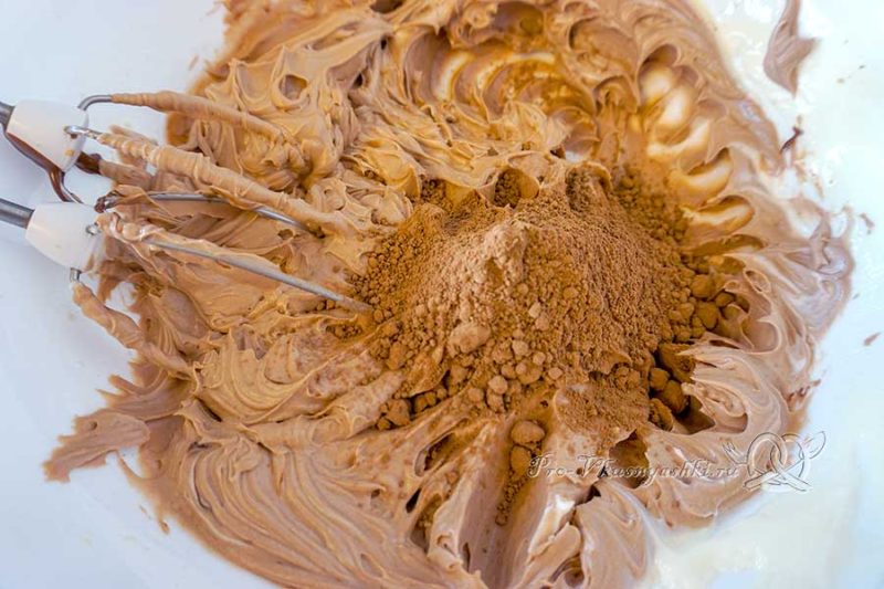 Домашний бисквитный торт «Шоколадный микс» - шоколадный крем-чиз