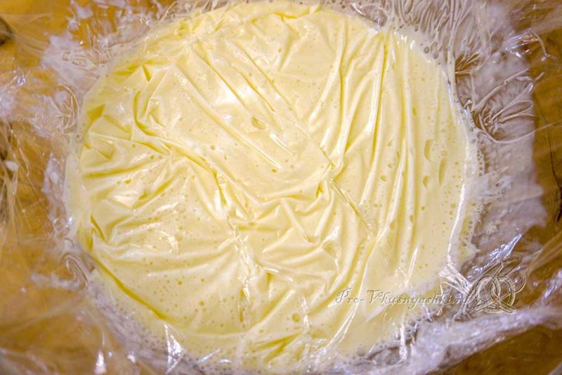 Трюфельный крем для торта - охлаждаем крем